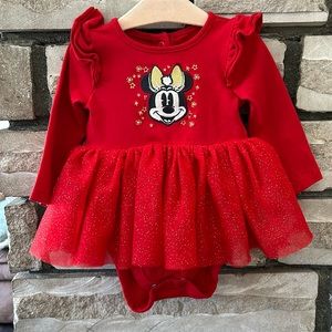 Disney baby Christmas tutu onesie